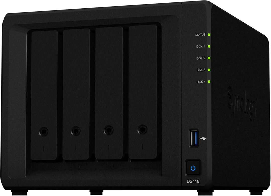Synology DS418 4-Bay 8TB Bundle mit 4X 2TB WD Red Plus 8TB DS418, 8TB DS418