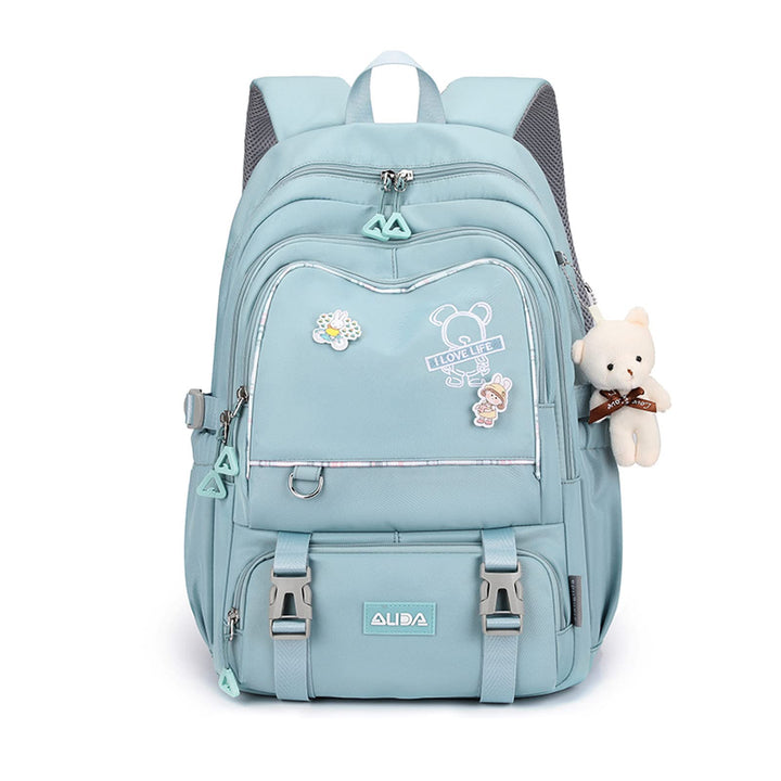FANDARE Schulrucksack Schulrucksack Kinderrucksack Schultasche Jungen Mädchen Rucksack Schulranzen f