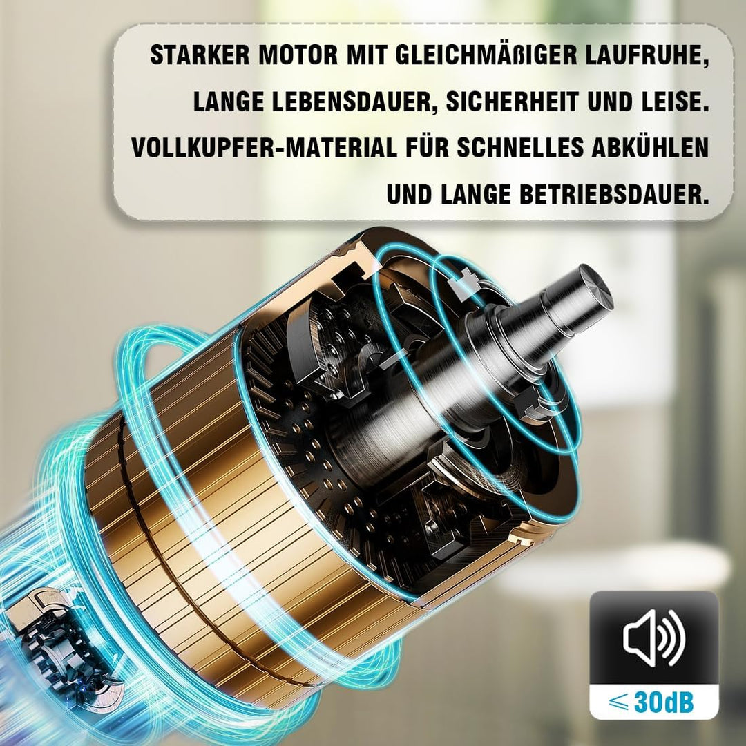 Akku-Lüfter Kompatibel mit Bosch 18V Mini Ventilator mit 2 USB-Aufladung 360° drehbar Tragbarer Lüft