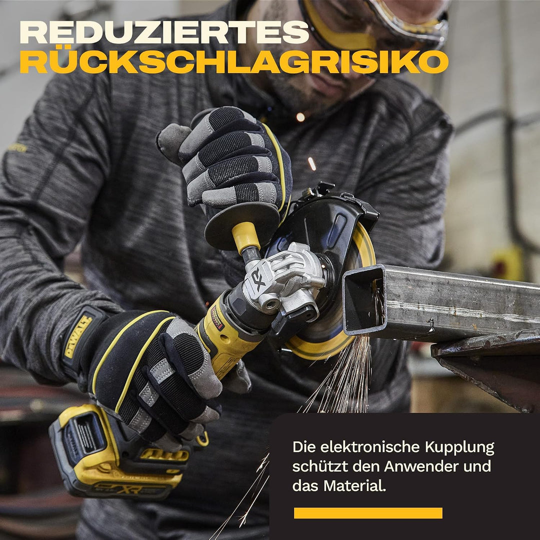 DEWALT 18V XR bürstenloser kompakter 125mm Winkelschleifer, Sologerät, DCG404N-XJ