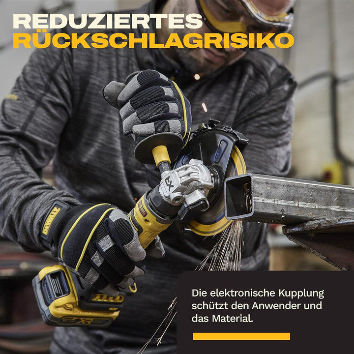 DEWALT 18V XR bürstenloser kompakter 125mm Winkelschleifer, Sologerät, DCG404N-XJ