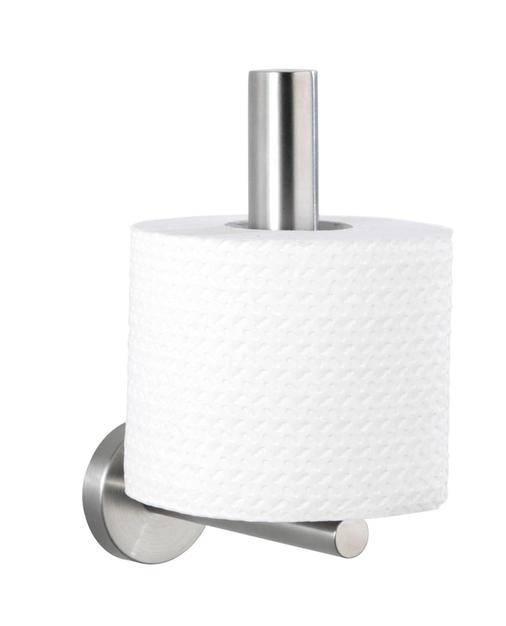 WENKO Ersatzrollenhalter Mod. Bosio Matt, Wandhalter für Toilettenpapier aus Edelstahl, mattierte Ob
