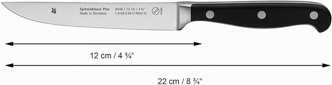WMF Spitzenklasse Plus Steakmesser 22 cm, Made in Germany, Messer geschmiedet, Performance Cut, Spez