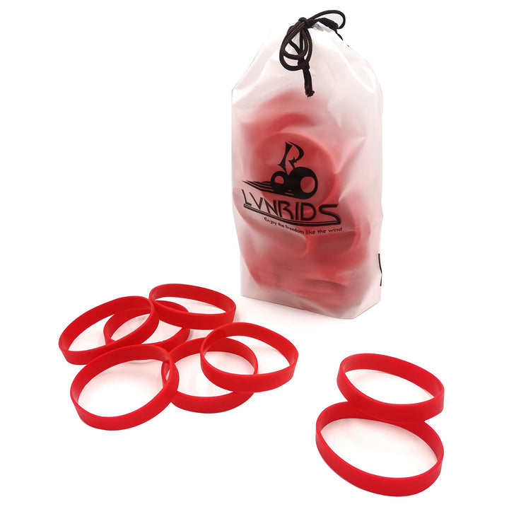 LVNRIDS 100 Stück Silikon Armbänder, Sport Party Gummi Elastic Armband Grosshandel Bulk-Armband für