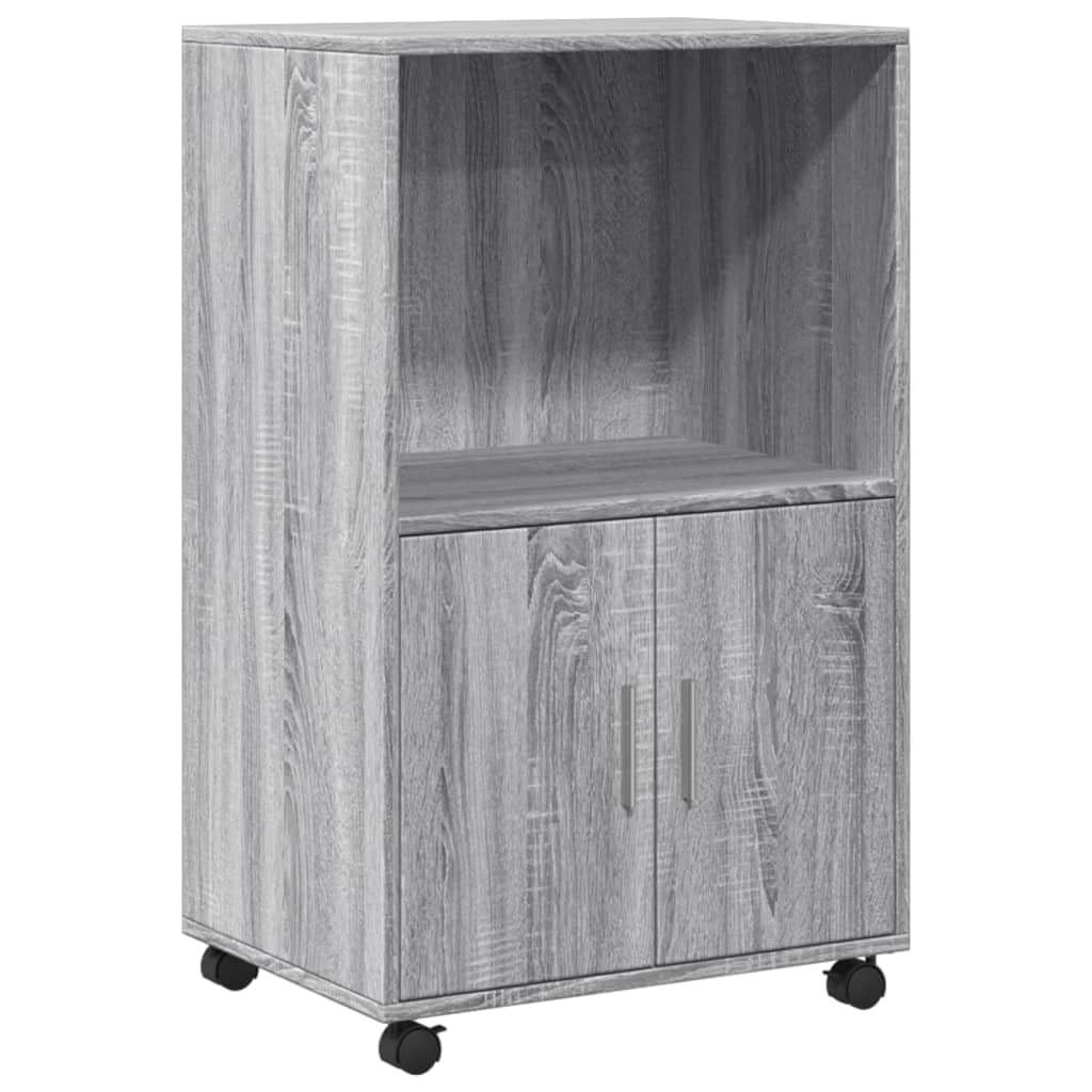 vidaXL Rollschrank, Büroschrank mit Stauraum, Aktenschrank für Wohnzimmer Büro, Bürocontainer Schran