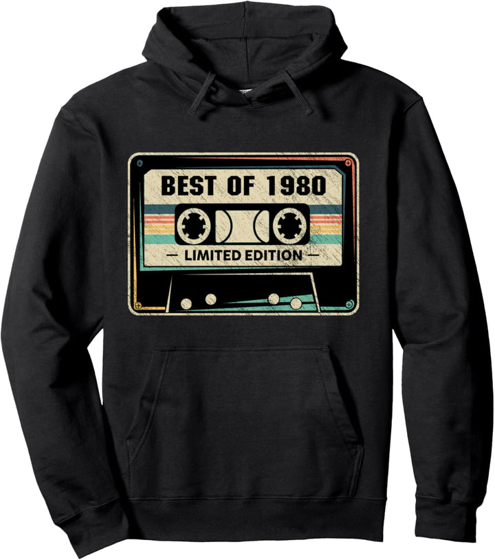1980 Geburtstag für Damen und Herren Pullover Hoodie