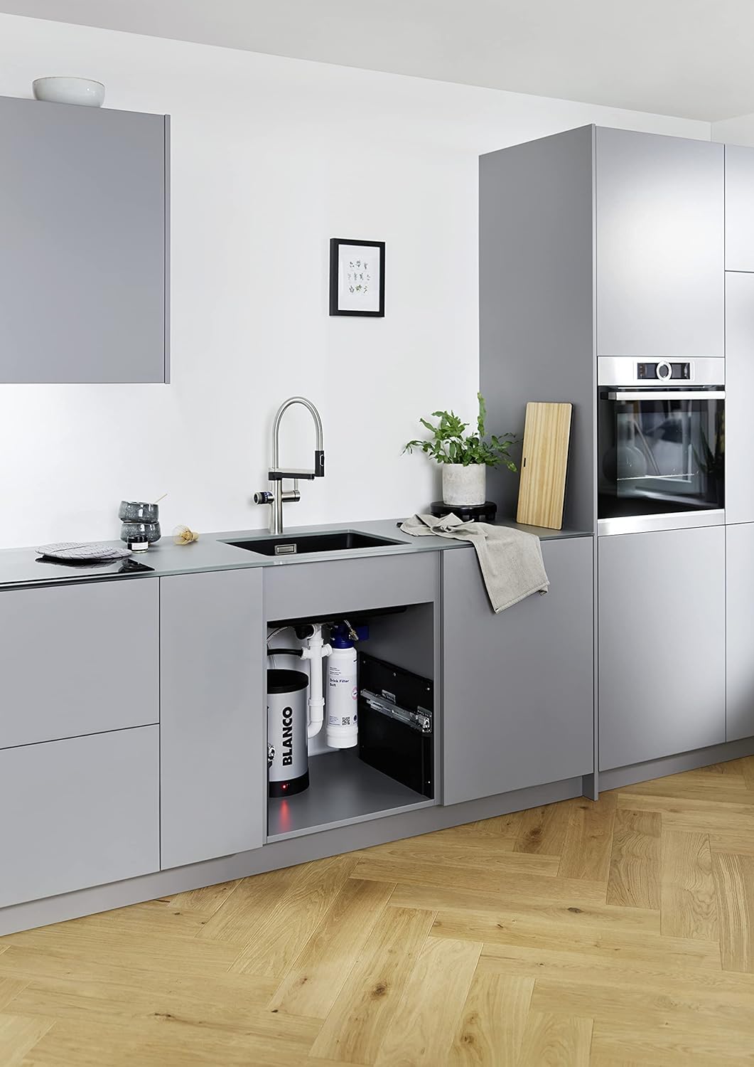 BLANCO drink.hot EVOL-S Pro PVD Steel | Multifunktionales Heisswassersystem | Veredeltes kochend hei