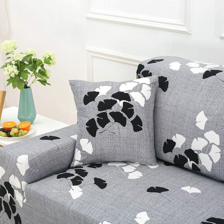 Sofabezüge, Moderne Elastischer Sofabezug Stretch 1/2/3/4 Sitzer Couchbezug Antirutsch Blumendruck S