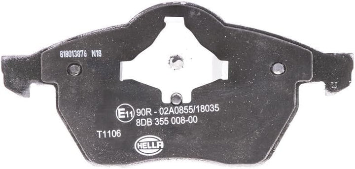 HELLA PAGID 8DB 355 008-001 Bremsbelagsatz - T1106 - Dicke/Stärke: 19.7mm - Bremssystem: Teves - nic