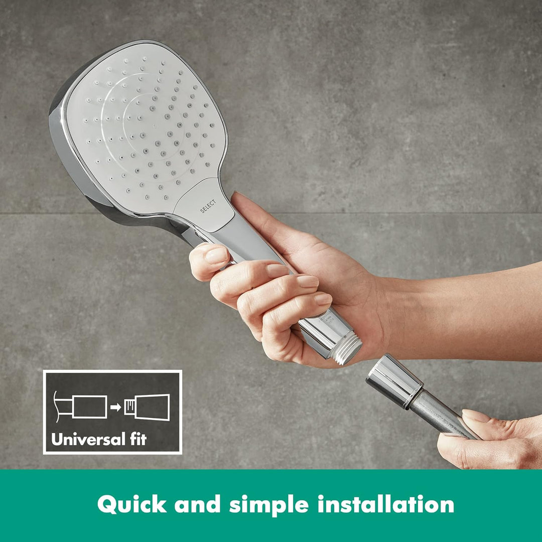hansgrohe Duschkopf Croma Select E (Regendusche, 3 Strahlarten) weiss/chrom Weiss/Chrom 3 Strahlarte