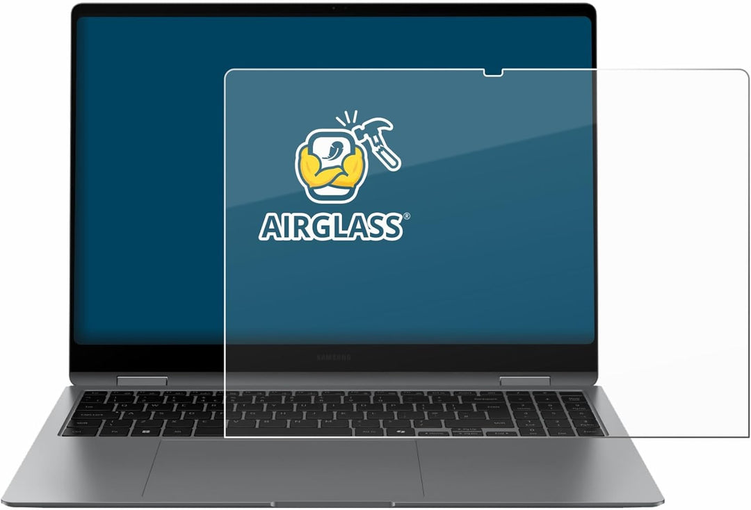 BROTECT Schutzglas für Samsung Galaxy Book5 Pro 360 16" Schutzfolie Panzer Folie Glas[Extrem Kratzfe