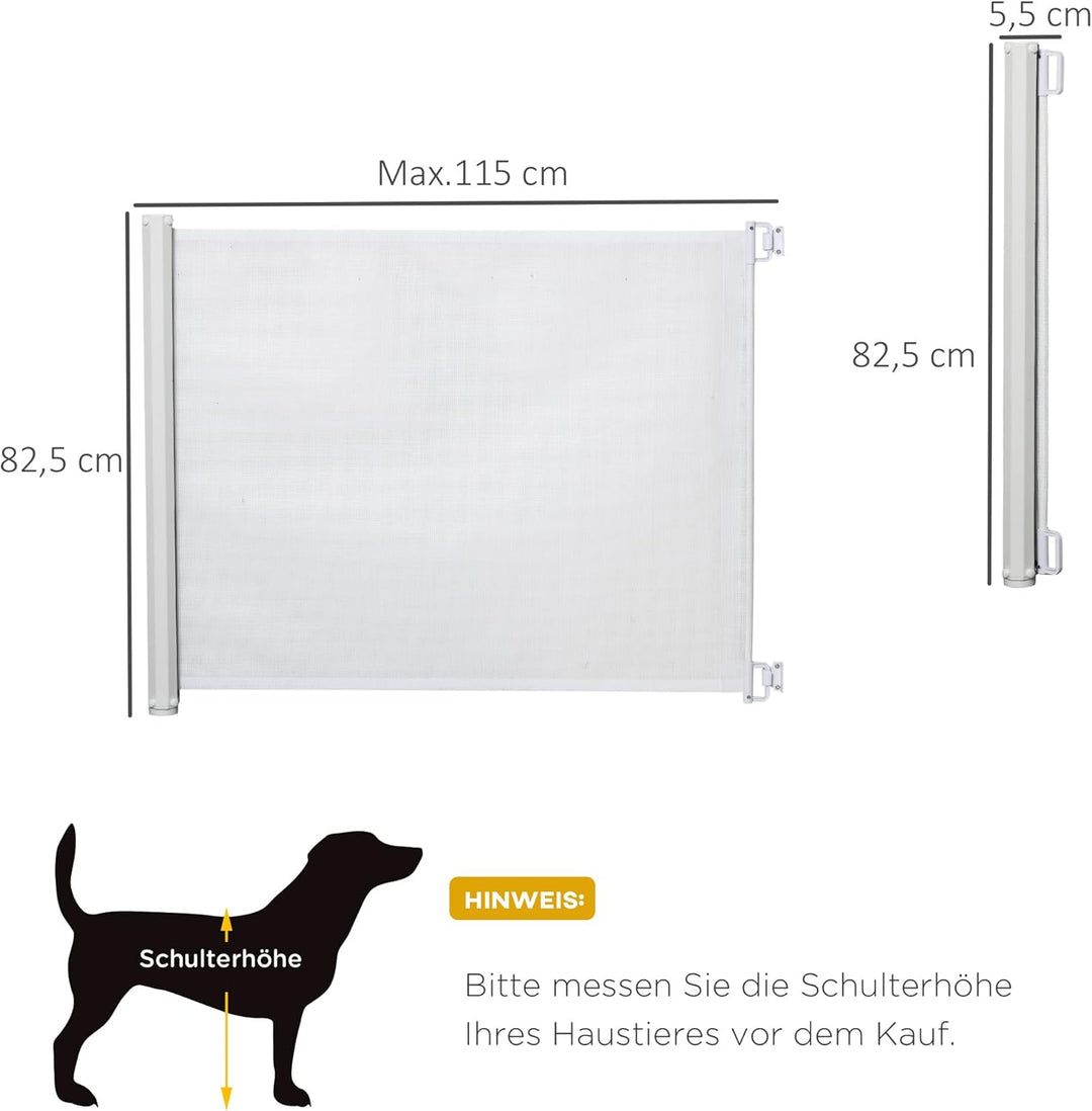 PawHut Hunde Türschutzgitter Treppenschutzgitter Treppenschutz Sicherheitstrennwand Trennwand Türsch