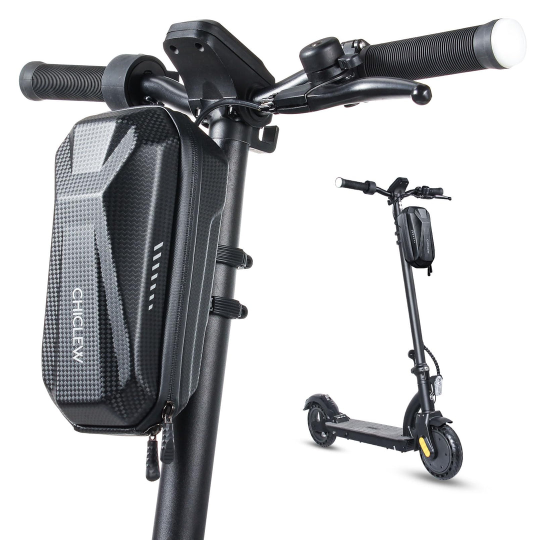 CHICLEW E Scooter Tasche für Roller, E Roller Tasche Schnellverschluss mit 2L Grosse Kapazität, Lenk