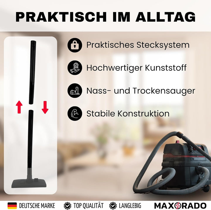 Staubsaugerrohr 35mm 2x 50cm Rohr NW 35 für Hitachi alle CV Modelle, CV99, CV100, CV190, CV200, CV30