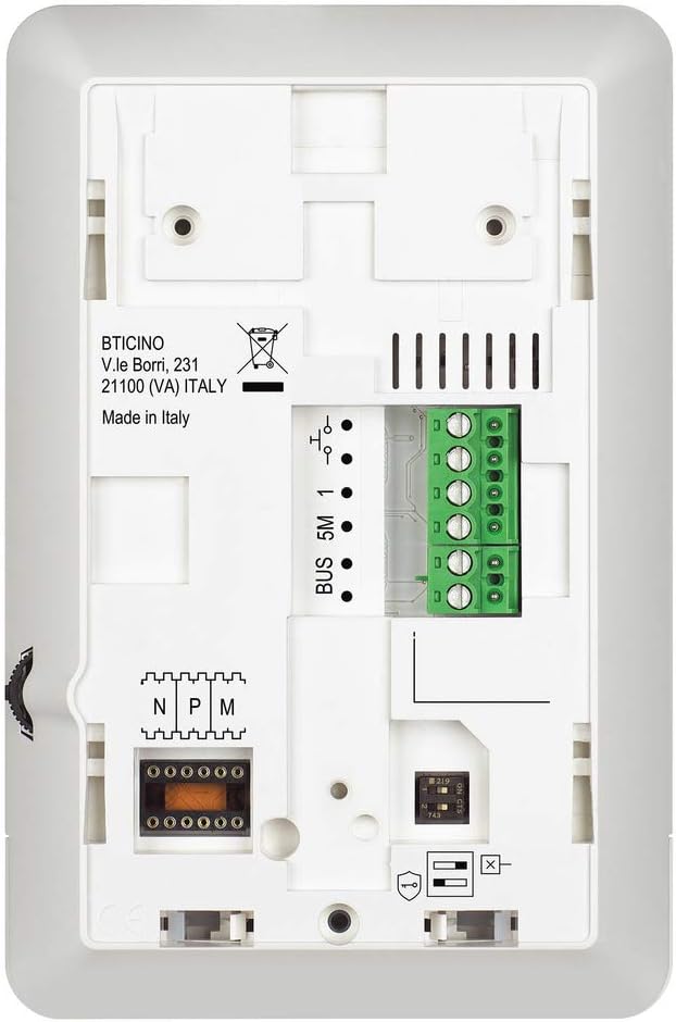 BTICINO, Audio-Türsprechanlage Set, 2-Draht für das 1-Familienhaus mit SFERA Allmetal Audio-Türstati