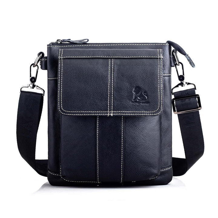 Business Herren-Umhängetasche Lässige Mode Leder Crossbody Tasche Multi-Tasche Tragbare Reisetasche