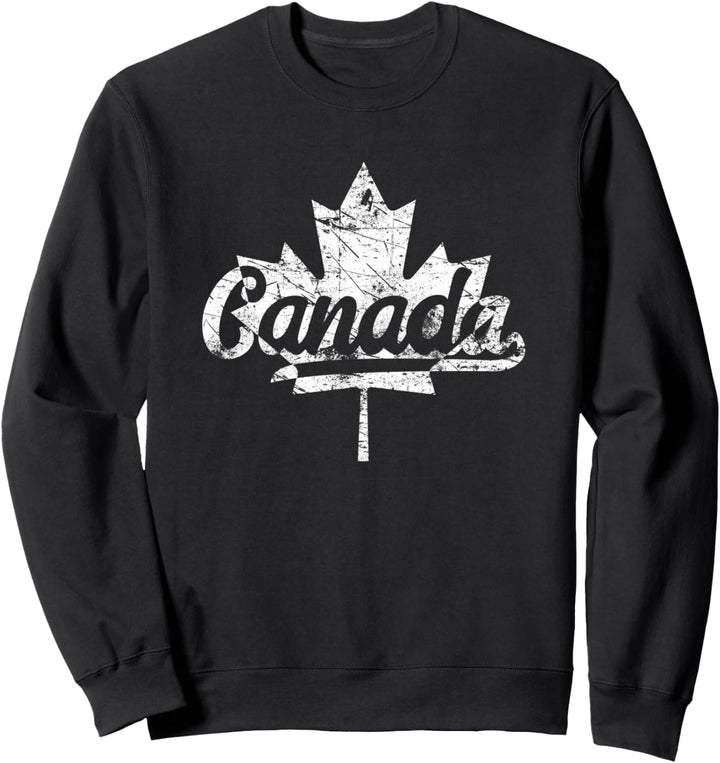Vintage Kanada Kanadische Flagge Kanada Ahornblatt Sweatshirt