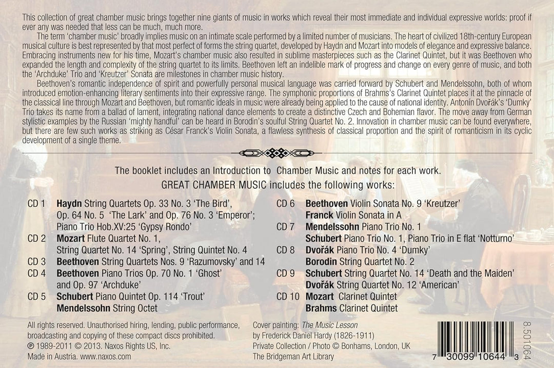 Great Chamber Music, Audio-CD