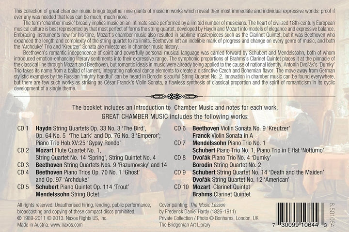 Great Chamber Music, Audio-CD