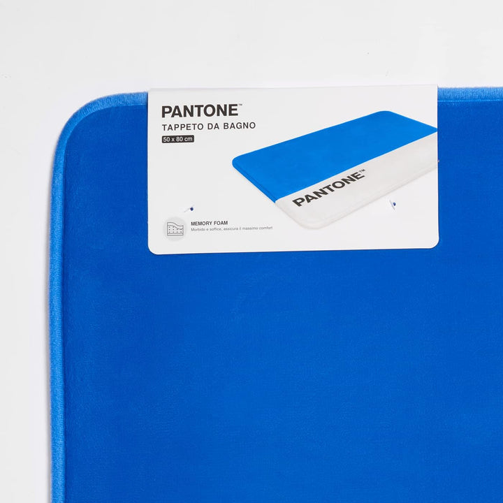 SWEET HOME Pantone™ Badteppich aus Memoryschaum, saugfähig und weich, mit gummierter Rückseite, wasc