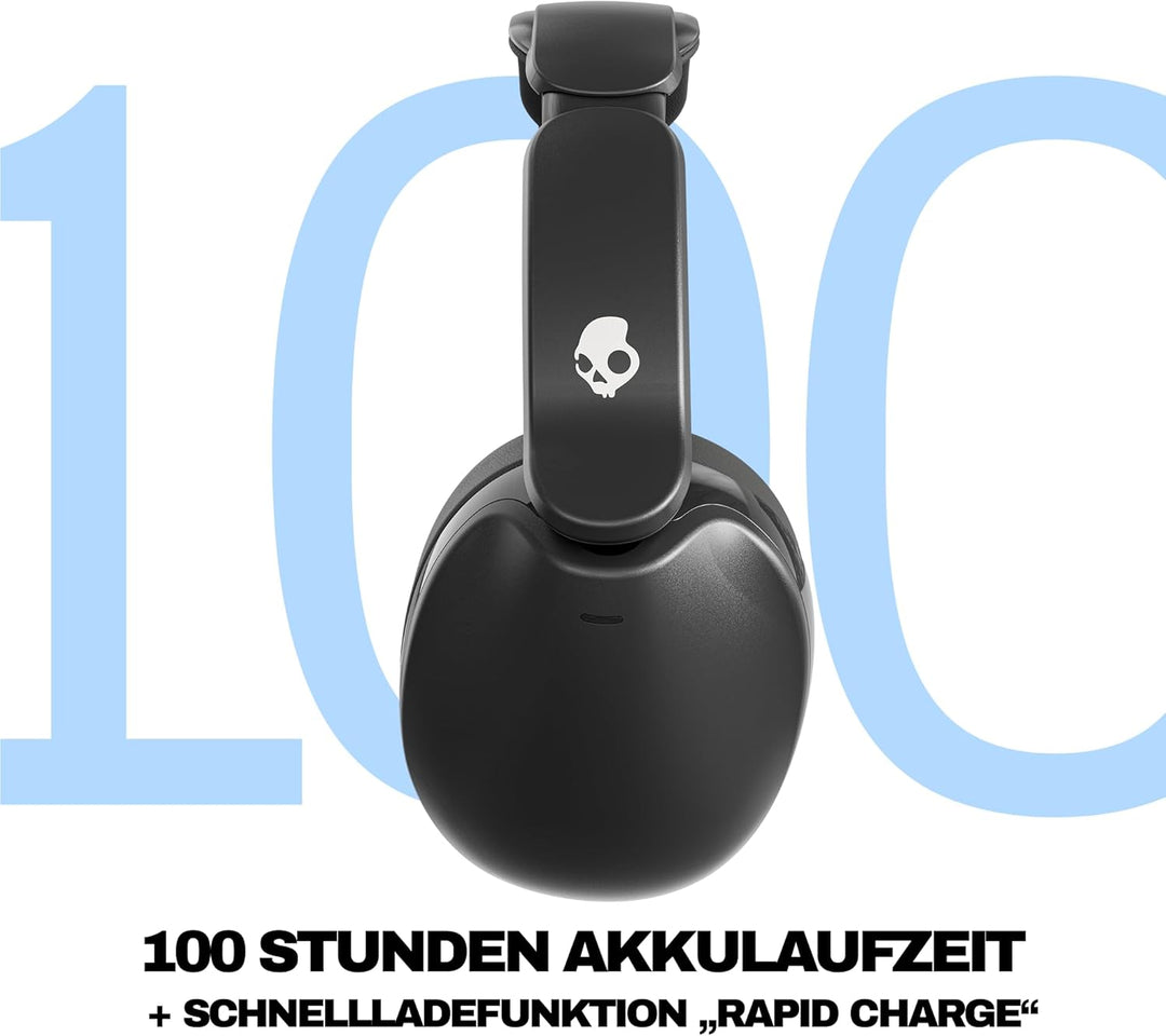Skullcandy Hesh 360 Wireless Over-Ear Bluetooth Headphones, Up to 100 Hours Battery, Noise Isolating