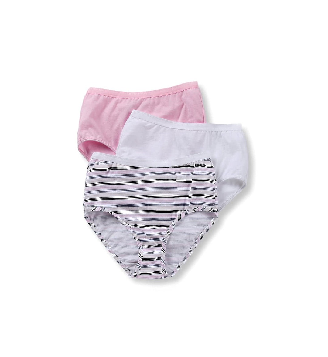 Fruit of the Loom Damen Slip, Baumwolle, 3 Stück L Sortiert, L Sortiert