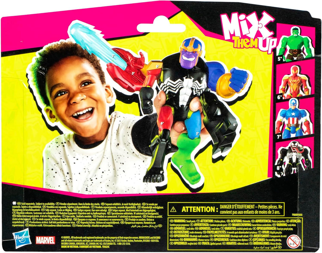 MixMashers Marvel Thanos individualisierbare Avengers Mix-and-Match Deluxe Action-Figur & Accessoire