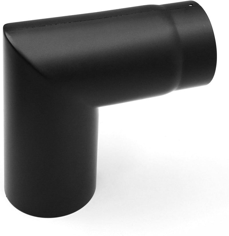 raik SH007-120-sw Raik Rauchrohrbogen/Ofenrohr 120mm - 90° zweiteilig