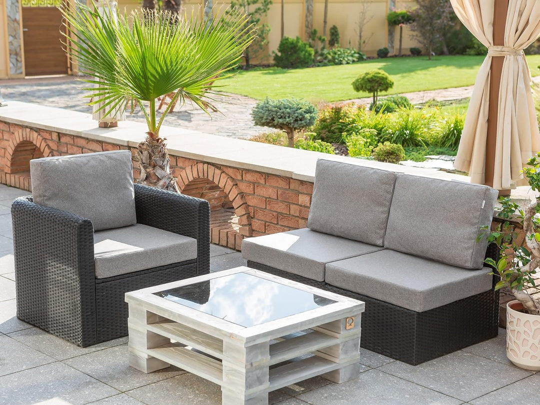 Bjird Gartenkissen Sitzauflage auf Gartenmöbel, Rattan, Gartenpolster Polsterauflagen auf Rataanmöbe