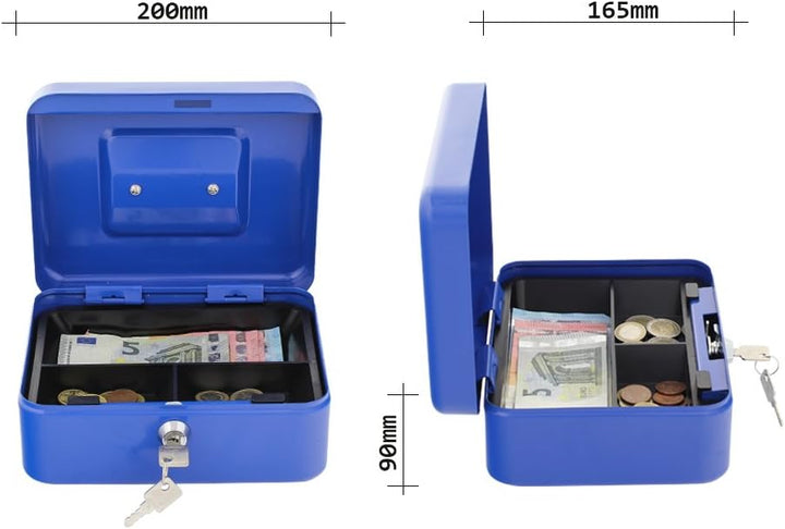 Rottner Geldkassette Traun 2 blau