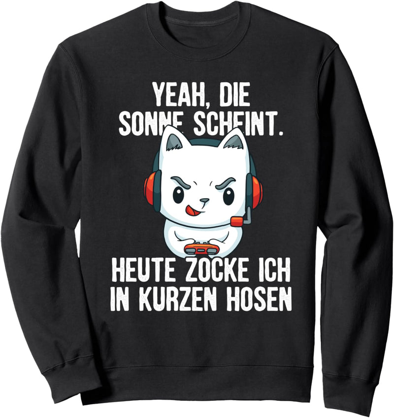 Gamer Zocker Computer Spiel Geschenk Spielkonsole Gamen Fun Sweatshirt