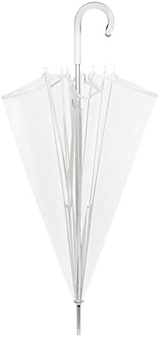 VON LILIENFELD Regenschirm Glockenschirm Transparent Durchsichtig Hochzeitsschirm Damen Herren Melin