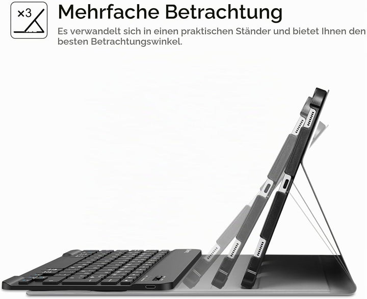 Fintie Tastatur Hülle für Samsung Galaxy Tab S8 11 Zoll 2022 /S7 11 Zoll 2020 Tablet, Keyboard Cover