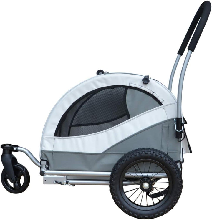 Papilioshop Kuma – Hundeanhänger, Hundewagen, Fahrradanhänger und Buggy für Hunde, Klappbar, Leicht