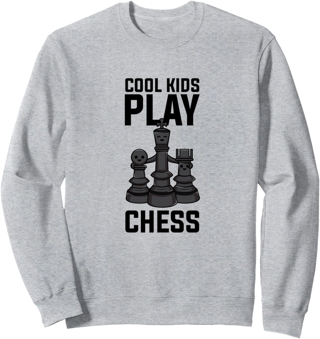 Schach Schachspieler Kinder Jugend Cool Kids Play Chess Sweatshirt