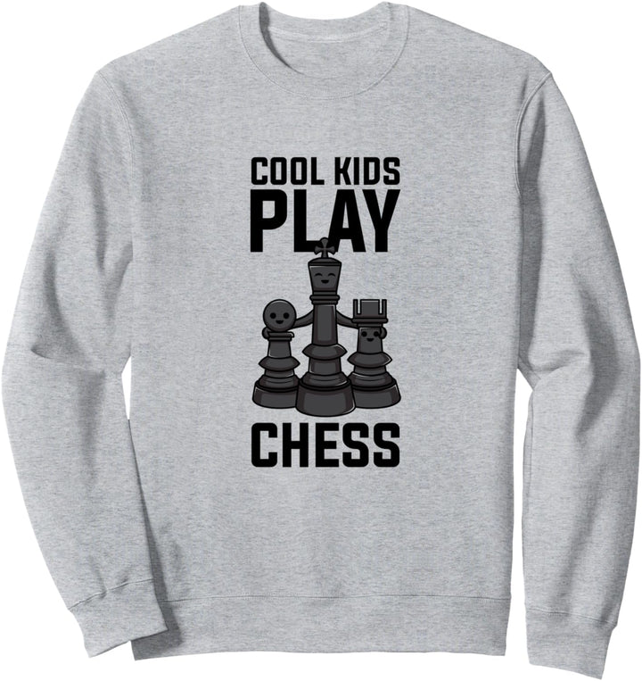 Schach Schachspieler Kinder Jugend Cool Kids Play Chess Sweatshirt