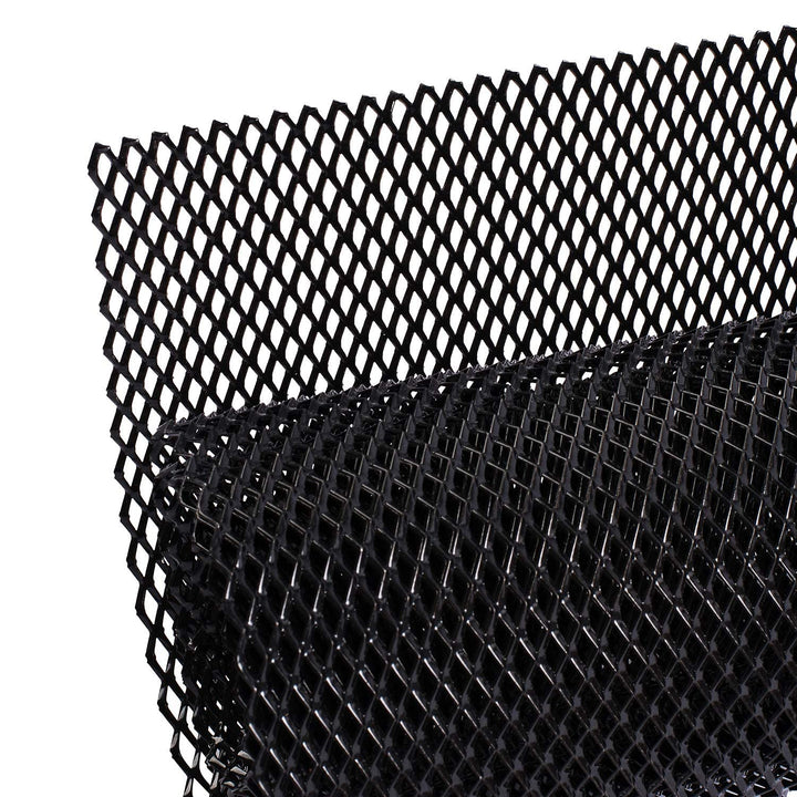 AggAuto 120×40cm Schwarz Renngitter, 6×12mm Raute Lochgrösse Wabengitter, Aluminiumlegierung Streckg