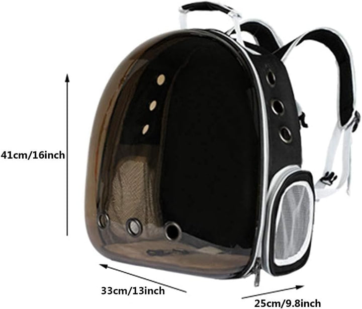 Hoogtecly Katzerucksack mit Vornes Transparentes Fenster, Katze Rucksack Tragbar Transportrucksack T