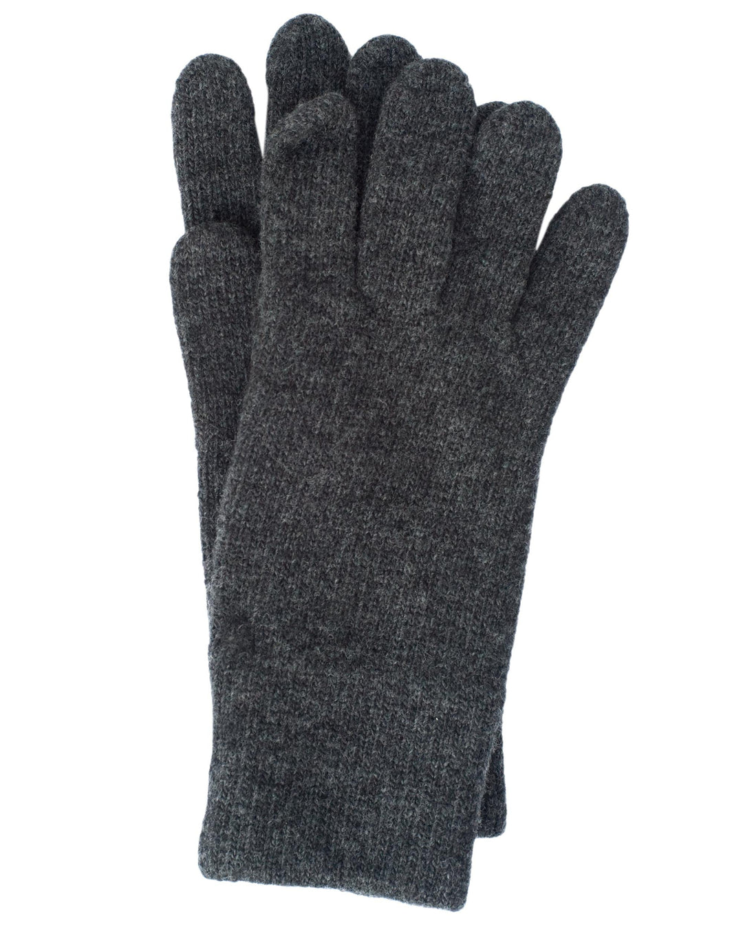 Merino Damen Wollhandschuhe/Fingerhandschuhe, 100% Wolle Merino extrafein 6.5 Anthrazit, 6.5 Anthraz