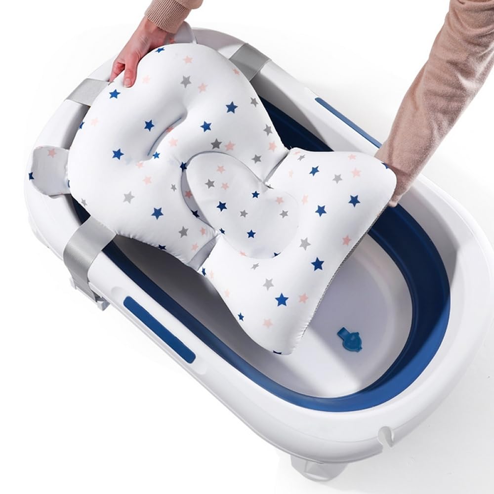 Badekissen Baby + Badekanne, Universelle Badewannenkissen, babywanne einsatz, Rutschfest, Weiches, G