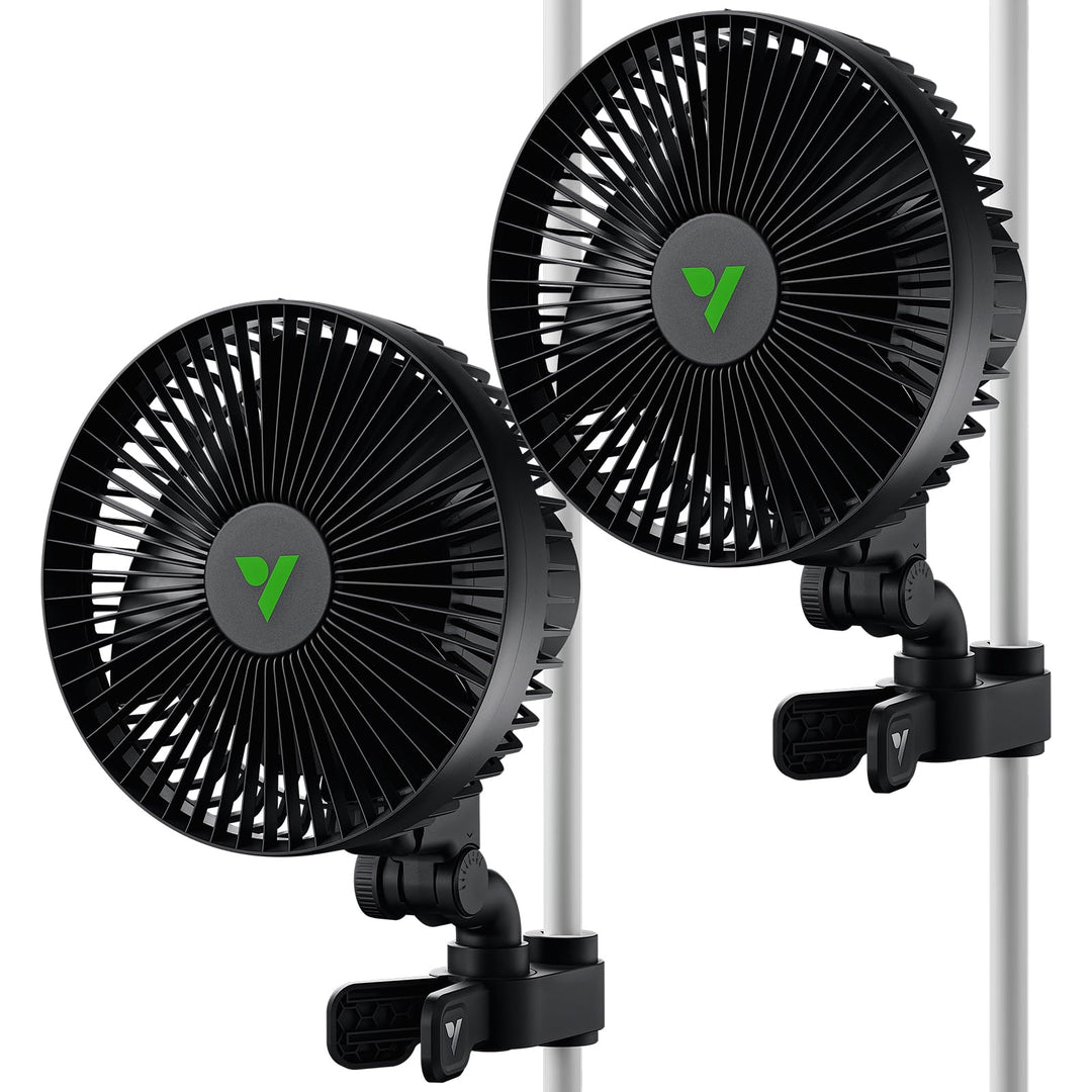 VIVOSUN AeroWave A6 Ventilator mit Clip 150 mm, automatisch oszillierend, leise & leistungsstark, st