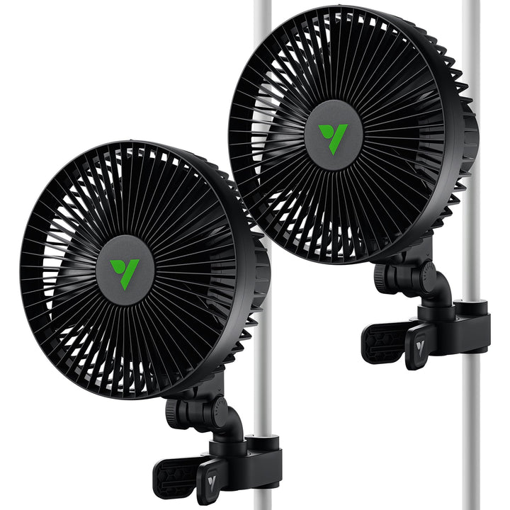 VIVOSUN AeroWave A6 Ventilator mit Clip 150 mm, automatisch oszillierend, leise & leistungsstark, st