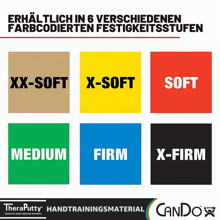 CanDo Antimikrobielle CanDo TheraPutty-Knetmasse - 450 g - beige (extra leicht) Beige 450 g, Beige 4