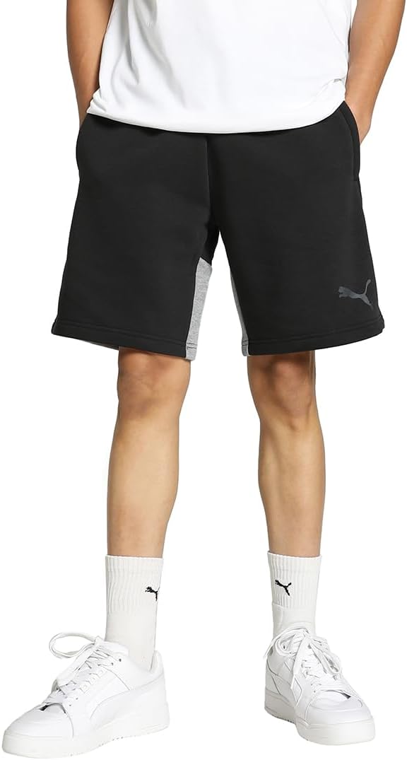 PUMA Herren Gestrickte Shorts Teamcup Casuals Shorts 3XL Puma Schwarz, 3XL Puma Schwarz