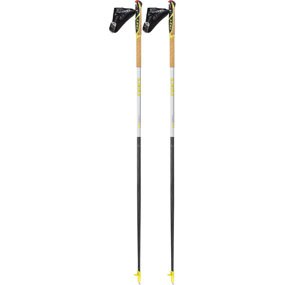 LEKI - Vertical K Trailrunning Stock für Damen+ Herren Nature Carbon/White/Anthracite/ Neon Yellow 1