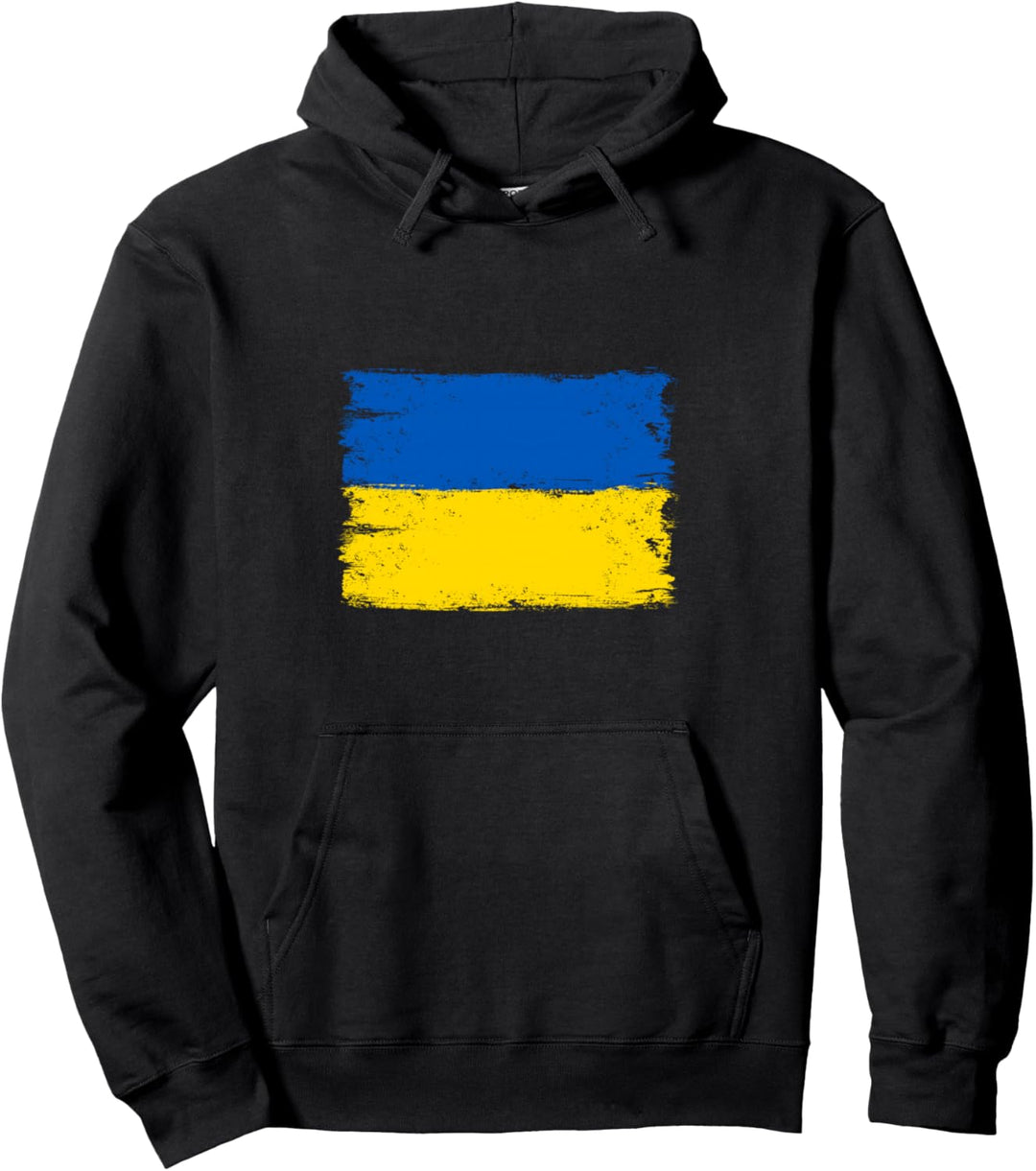 Ukraine Flagge für stolze Ukrainer Pullover Hoodie