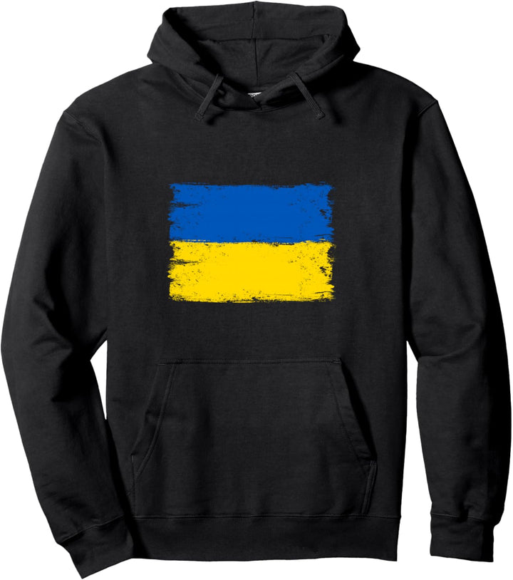 Ukraine Flagge für stolze Ukrainer Pullover Hoodie
