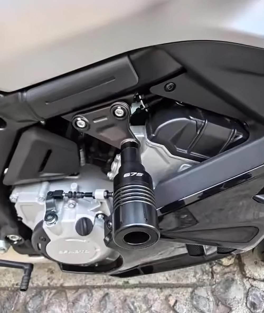 MOWOK Motorradzubehör Rahmenschutz Sturzpads Sturzbügel-Schutz Motorschutzzubehör für CFMOTO 675SR 6