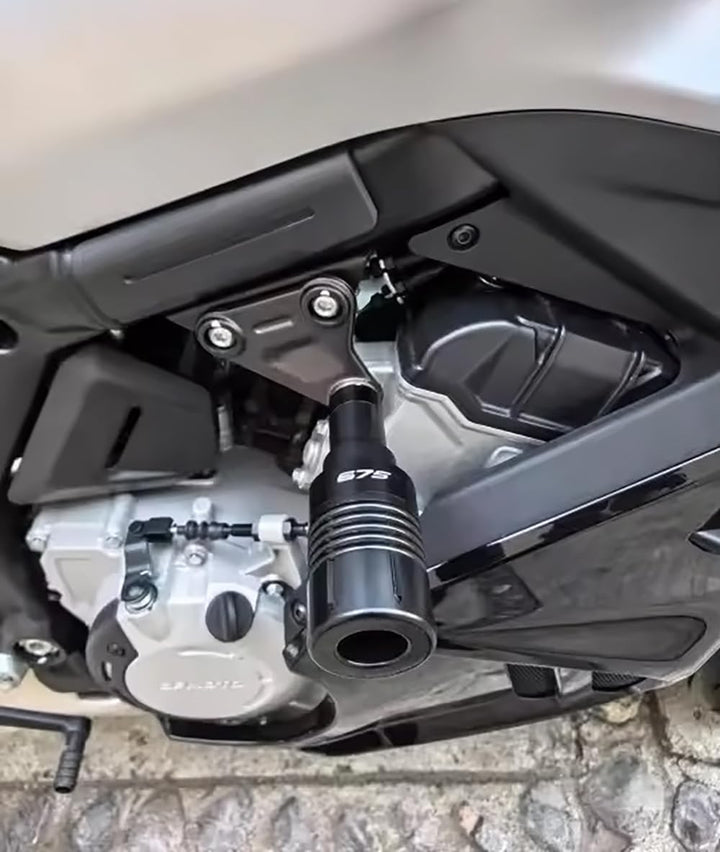 MOWOK Motorradzubehör Rahmenschutz Sturzpads Sturzbügel-Schutz Motorschutzzubehör für CFMOTO 675SR 6