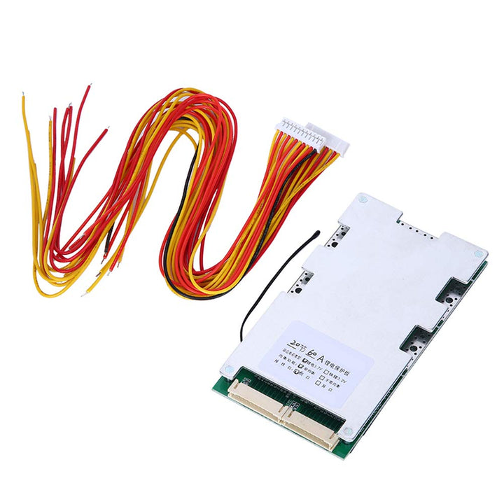 EVTSCAN Neueste 72 V BMS Lithium-Batterieladegerätkarte 20S 3,7 V 60 A Lithium-Akku Ladeschutz BMS m